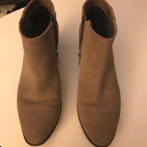 Blondo “Valli” waterproof booties, mushroom color